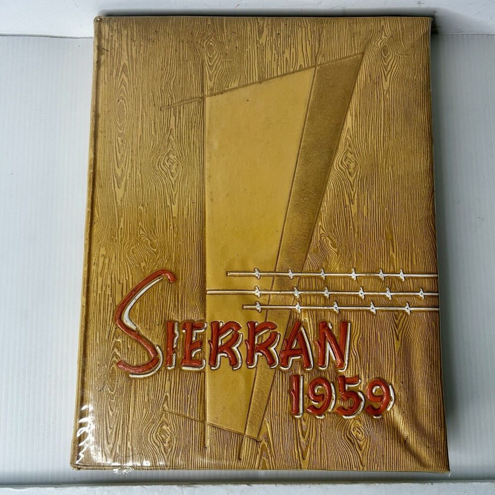East Bakersfield High School 1959 Yearbook "Sierran" Bakersfield California